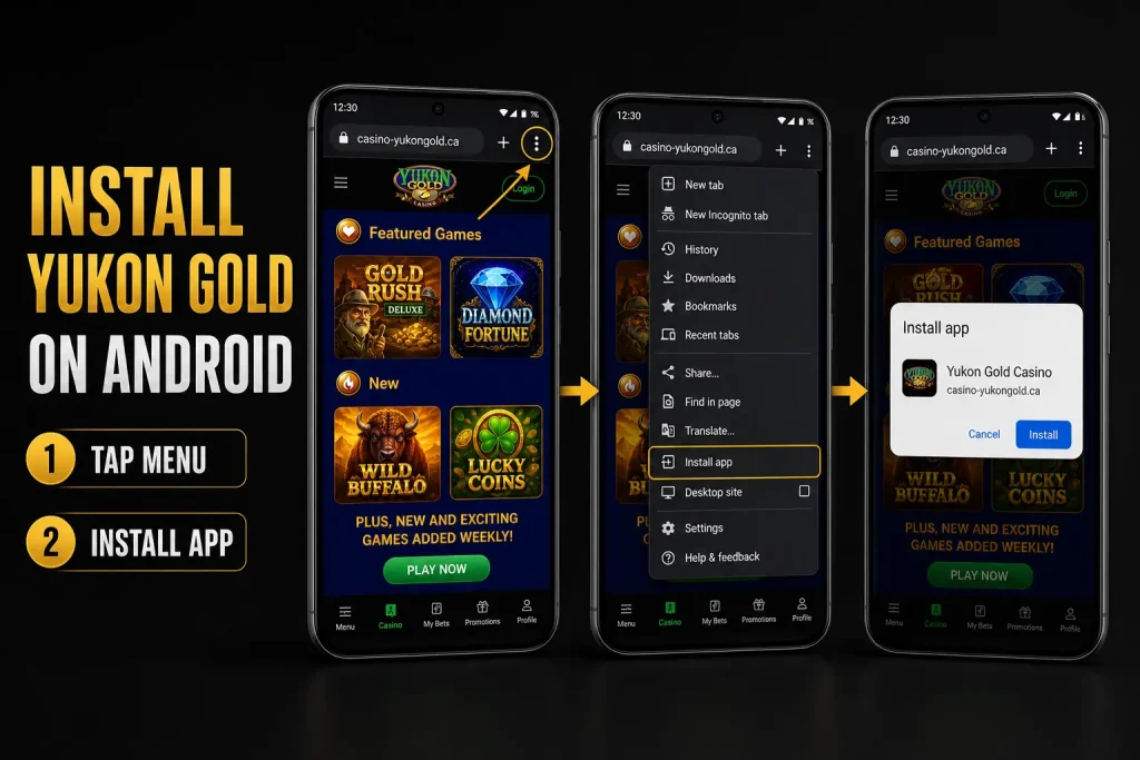 Yukon Gold Casino Android App