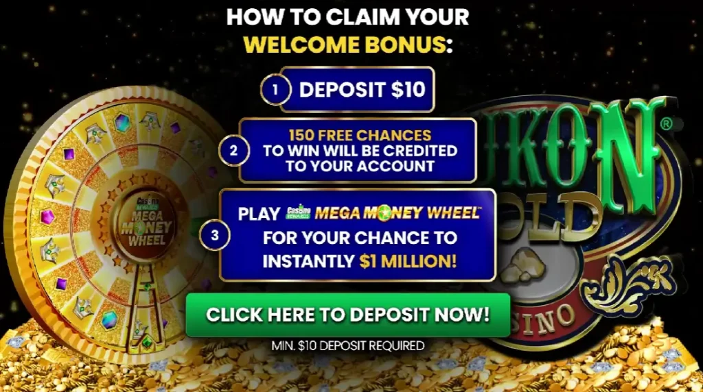 Yukon Gold Welcome Bonus