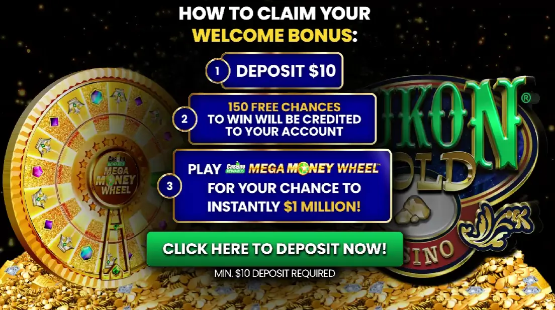 Yukon Gold Welcome Bonus